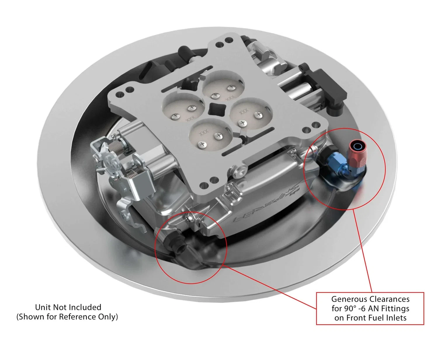 Sniper EFI Air Cleaner Drop Base - Chrome - 120-510